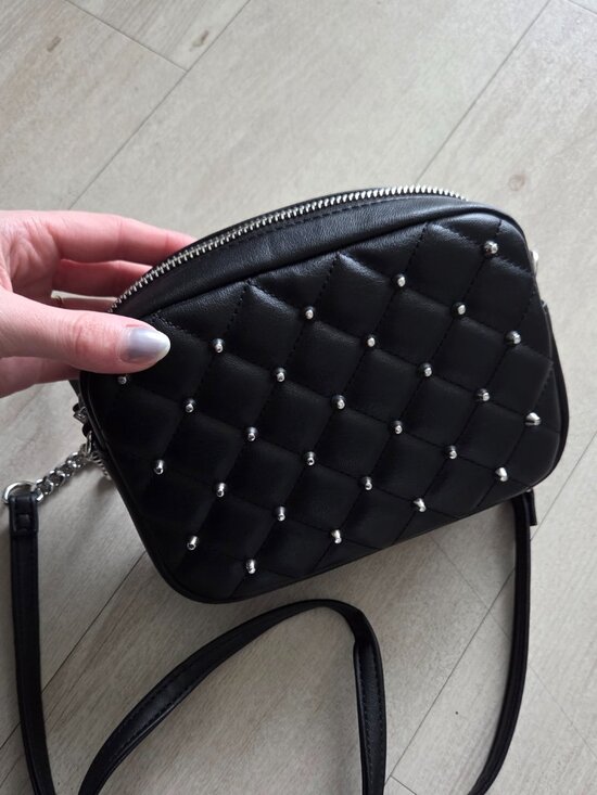 Rebecca Minkoff Diamond Quilt Studded Crossbody Bag - Picture 2 of 9